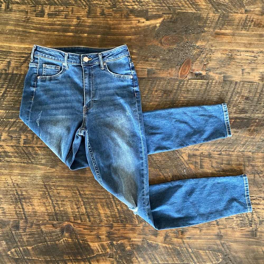 H&M Curvy Ultra High Waist Jeggings Denim Jeans